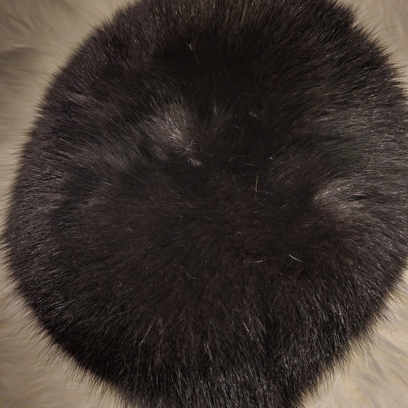 VINTAGE 60'S BONWIT TELLER MOD FOX FUR HAT - Picture 4 of 9